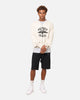 Champion 50's Saddle Crew Sweatshirt Oatmeal Heather