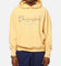 Champion Vintage Logo Sweatshirt Hoodie Yellow