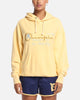 Champion Vintage Logo Sweatshirt Hoodie Yellow