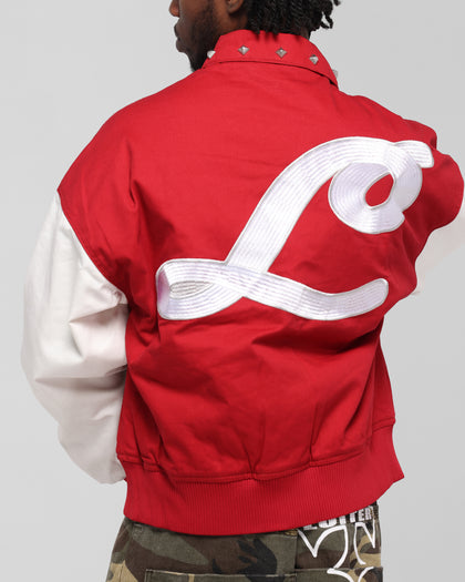 Loiter Frontier Varsity Jacket Red