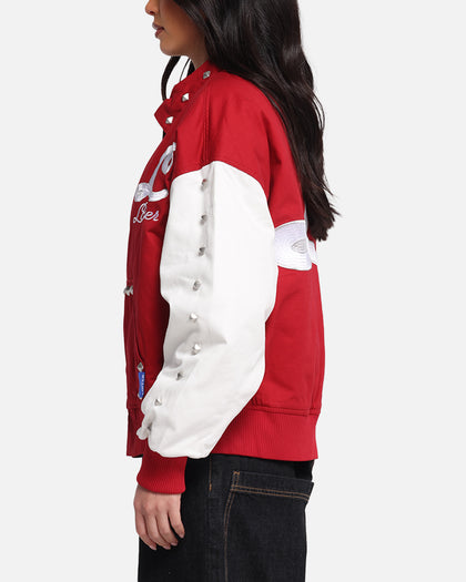 Loiter Frontier Varsity Jacket Red