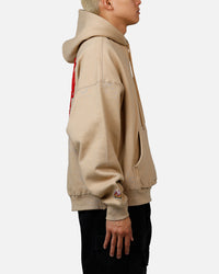 Mitchell & Ness Chicago Bulls Fireball Hoodie Tan