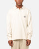 Fred Perry Embroidered Champion Collared Sweatshirt Ecru
