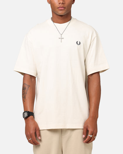 Fred Perry Embroidered Champion T-Shirt Ecru
