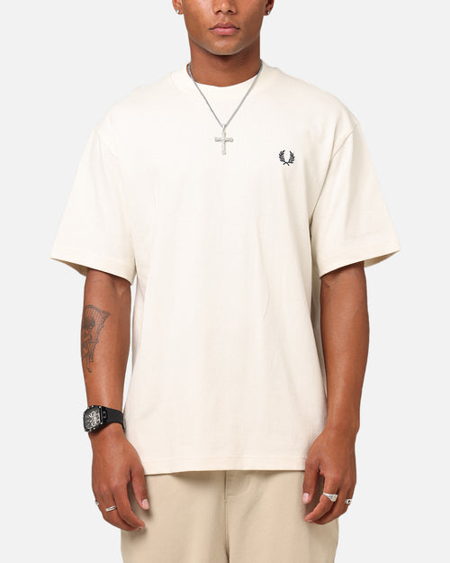 Fred Perry Embroidered Champion T-Shirt Ecru