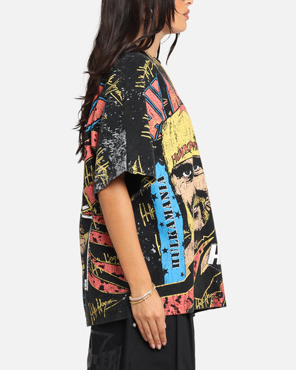 Culture Kings X WWE Hulk Hogan All Over Print T-Shirt Black