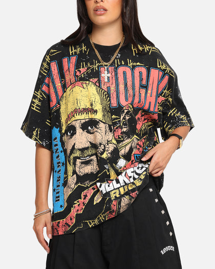 Culture Kings X WWE Hulk Hogan All Over Print T-Shirt Black