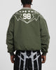 Loiter Racer Nylon Jersey Crewneck Dark Green
