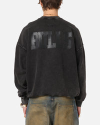 Pro Standard Chicago Bulls 'Wash Vanguard' Fleece Crewneck Washed Black