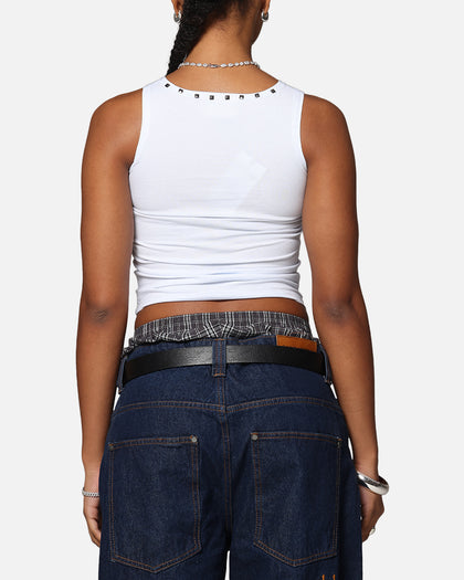 Ed Hardy Women's Electric Tank White