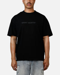 Saint Morta Memoriam Drop Shoulder T-Shirt Black