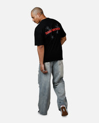 Saint Morta Memoriam Drop Shoulder T-Shirt Black