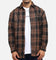Saint Morta Spray Long Sleeve Flannel Shirt Brown