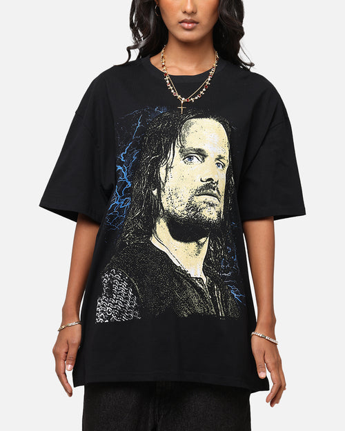 American Thrift X The Lord Of The Rings Aragorn Heavy T-Shirt Black