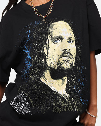 American Thrift X The Lord Of The Rings Aragorn Heavy T-Shirt Black