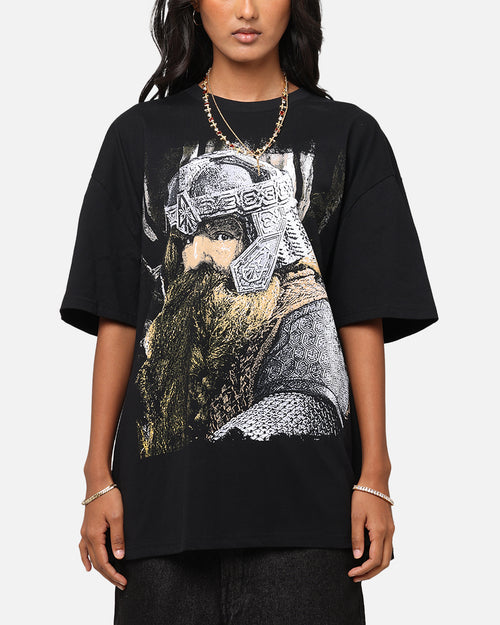 American Thrift X The Lord Of The Rings Gimli Heavy T-Shirt Black