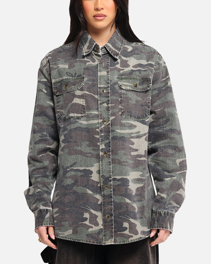 XXIII Slub Overshirt Camo Culture Kings NZ - Main Image