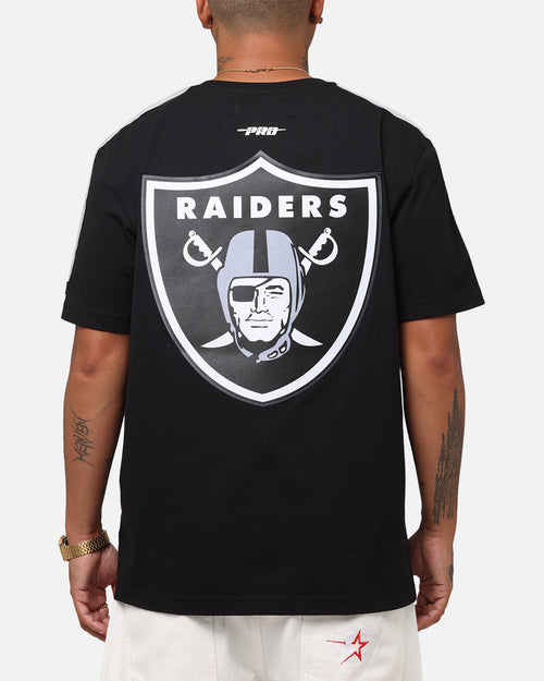 Pro Standard Las Vegas Raiders Classic Mesh Striped T-Shirt Black/Grey