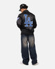 Pro Standard Los Angeles Dodgers Big Logo Satin Jacket Black