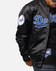 Pro Standard Los Angeles Dodgers Big Logo Satin Jacket Black