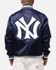 Pro Standard New York Yankees Classic Satin Jacket Midnight Navy