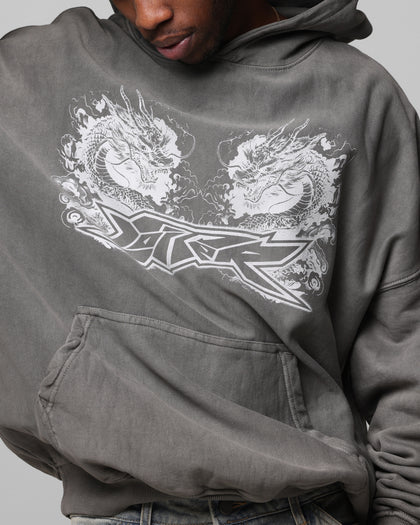 Loiter Draco Born Hoodie Washed Charcoal