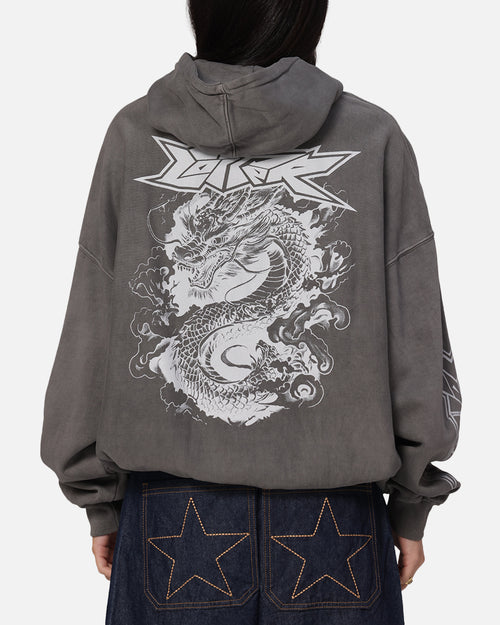 Loiter Draco Born Hoodie Washed Charcoal