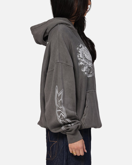 Loiter Draco Born Hoodie Washed Charcoal