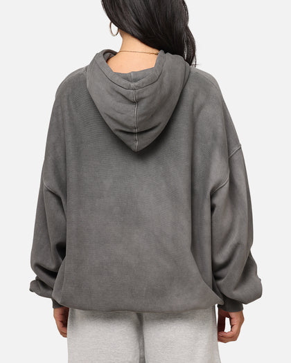 Saint Morta Adrenaline Boxy Hoodie Washed Charcoal