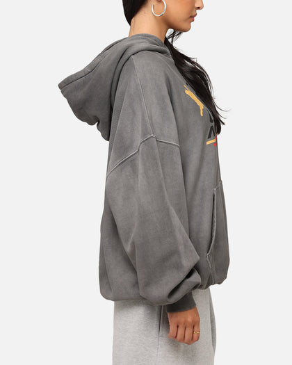 Saint Morta Adrenaline Boxy Hoodie Washed Charcoal