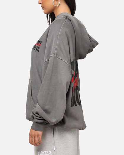 Saint Morta Forever Boxy Hoodie Washed Charcoal