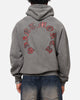 Saint Morta Worldwide Boxy Hoodie Washed Charcoal