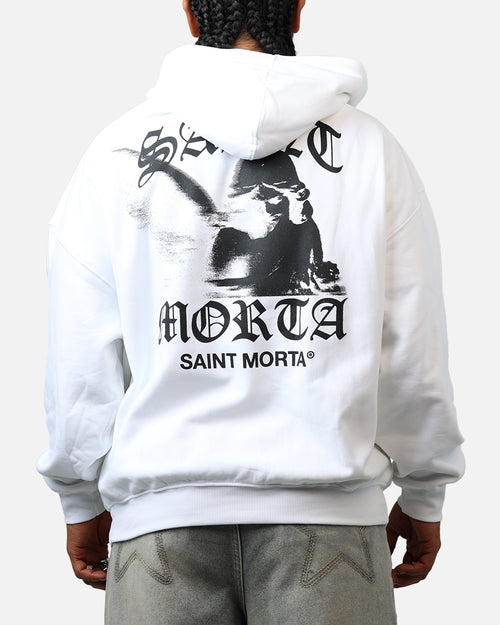 Saint Morta Maiden Boxy Hoodie White