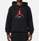 Jordan Essentials Loopback Fleece Pullover Hoodie Black/Red