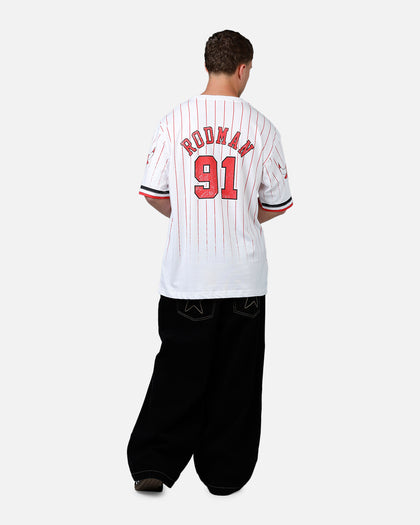 Mitchell & Ness Chicago Bulls Dennis Rodman Playmaker T-Shirt White