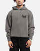 Saint Morta Black Doves Boxy Hoodie Washed Charcoal