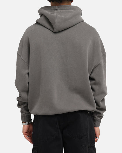 Saint Morta Black Doves Boxy Hoodie Washed Charcoal