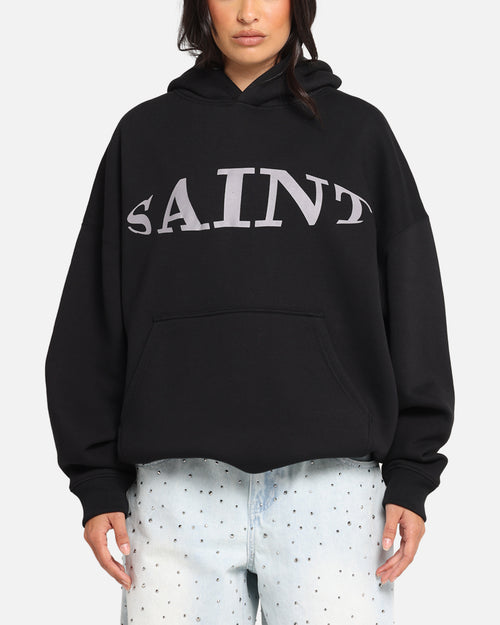 Saint Morta Vision Boxy Hoodie Black