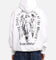 Saint Morta Weiry Hearts Boxy Hoodie White