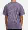 Saint Morta Cursive Boxy T-Shirt Purple