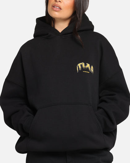 The Anti Order Anti Collegate Boxy Hoodie Black