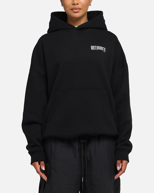 The Anti Order Ryuken Boxy Hoodie Black