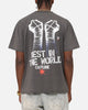 Culture Kings X WWE CM Punk Heavyweight T-Shirt Black Wash