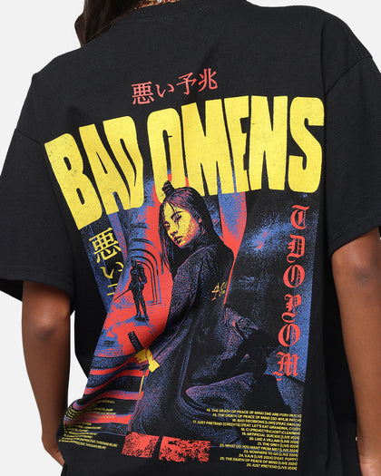Bad Omens Samurai Girl T-Shirt Black