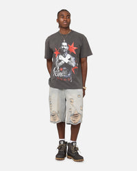 Culture Kings X WWE CM Punk Heavy T-Shirt Black Wash