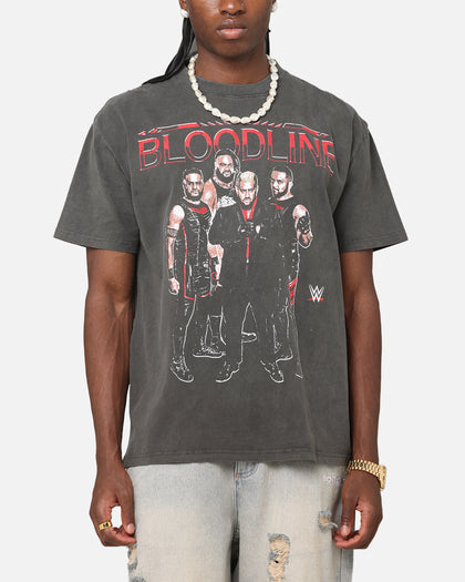 Culture Kings X WWE The Bloodline Heavy T-Shirt Black Wash
