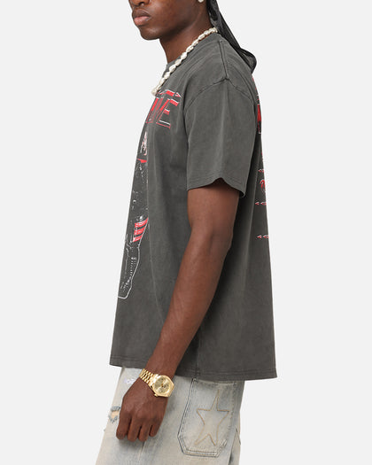 Culture Kings X WWE The Bloodline Heavy T-Shirt Black Wash