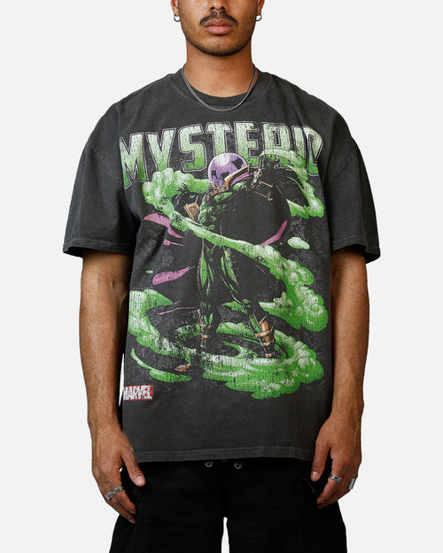 Goat Crew Marvel Villians Mysterio Heavy T-Shirt Black Wash