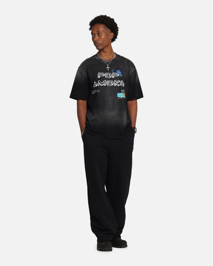 Pop Smoke Never Clear T-Shirt Black Wash