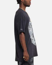 Mitchell & Ness Chicago Bulls 4-Time Champions T-Shirt Overdyed Black